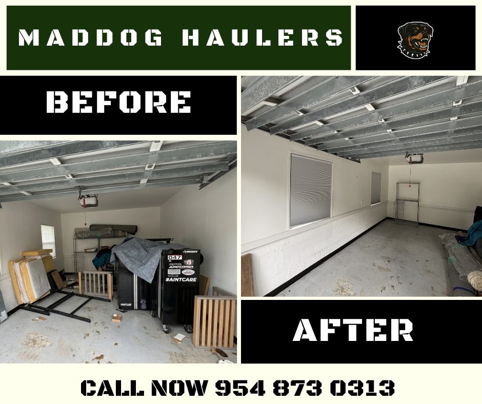 Garage cleanout after
